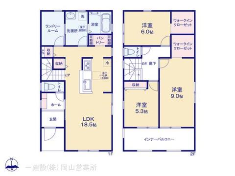 リーブルガーデン倉敷市黒崎第２ 間取り1