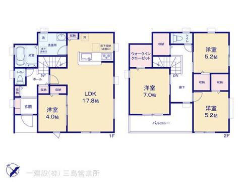リーブルガーデン富士市宮島４期 間取り1