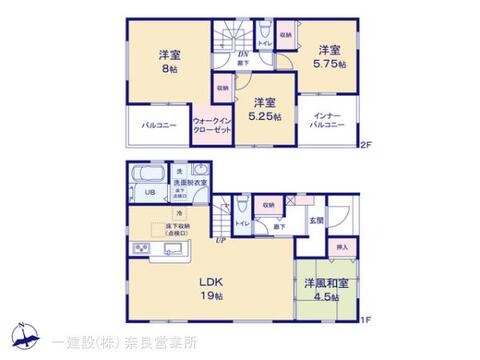 リーブルガーデン奈良高畑町３期 間取り1