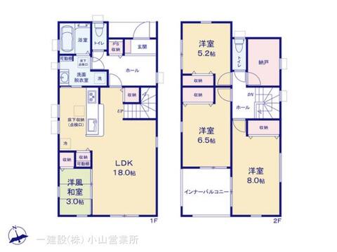 リーブルガーデン第６下野小金井 間取り1