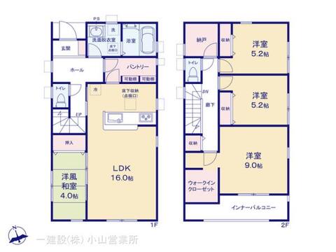リーブルガーデン第６下野小金井 間取り3