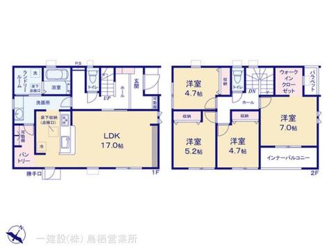 リーブルガーデン筑後市長浜第四 間取り1