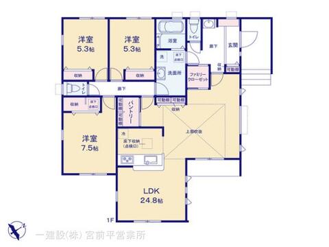 リーブルガーデン町田市能ケ谷７丁目 間取り1
