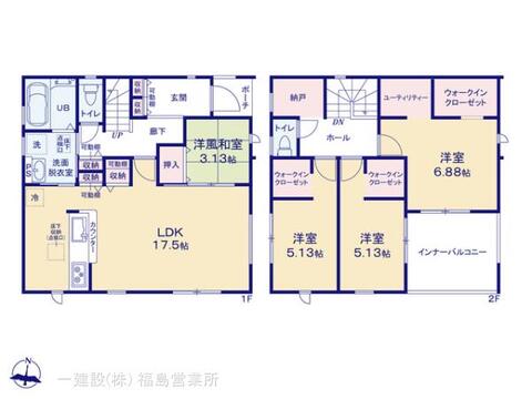 リーブルガーデン平野第８ 間取り3