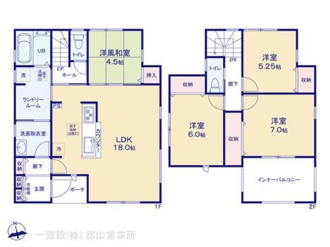 リーブルガーデン笹谷大谷地 間取り3
