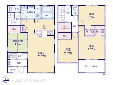 リーブルガーデン笹谷大谷地 間取り5