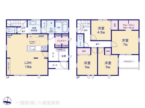 リーブルガーデン草加市手代3期 間取り1