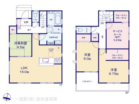 リーブルガーデン吉川市栄町第3 間取り1