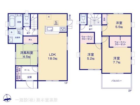 リーブルガーデン西区池亀町 間取り3