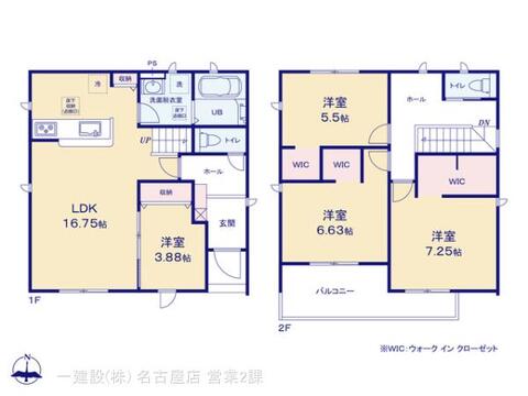 リーブルガーデン碧南市志貴町三丁目 間取り3