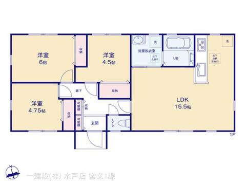 リーブルガーデン日立市東大沼町第１ 間取り3