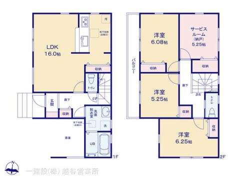 リーブルガーデン見沼区堀崎町 間取り1