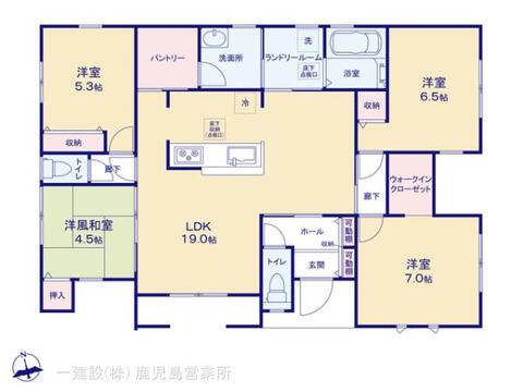 リーブルガーデン霧島市国分湊 間取り1