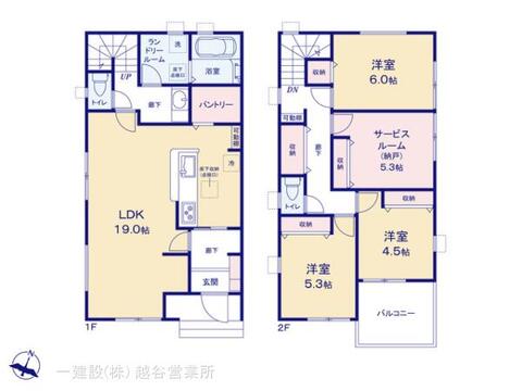 リーブルガーデン八潮市緑町第7 間取り3