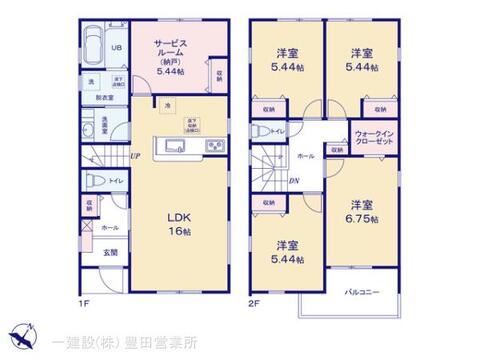 リーブルガーデン岡崎市上地 間取り1