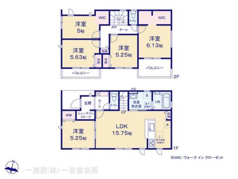 リーブルガーデン愛西市大井町宮新田 間取り1