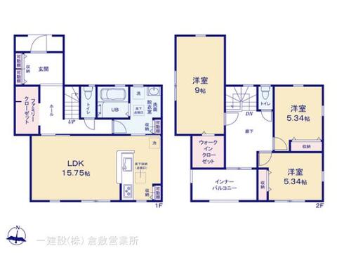 リーブルガーデン総社真壁第６ 間取り1