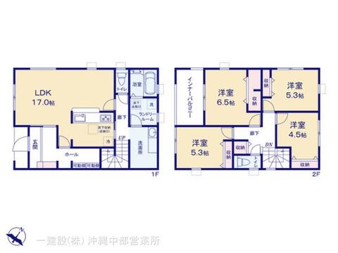 リーブルガーデン宜野湾市宇地泊 間取り1
