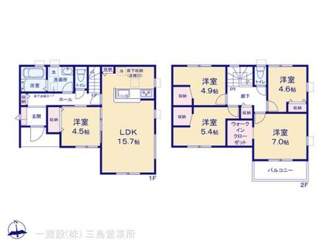 リーブルガーデン裾野市茶畑３期 間取り1