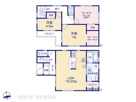 リーブルガーデン八尾市小畑町５期 間取り1