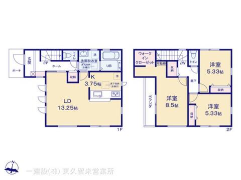 リーブルガーデン中央町３丁目第９ 間取り1