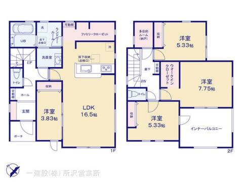 リーブルガーデン入間下藤沢第8期 間取り3