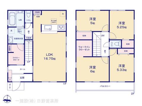 リーブルガーデンあきる野草花第5 間取り1