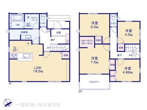 リーブルガーデン深谷上野台第２３ 間取り5
