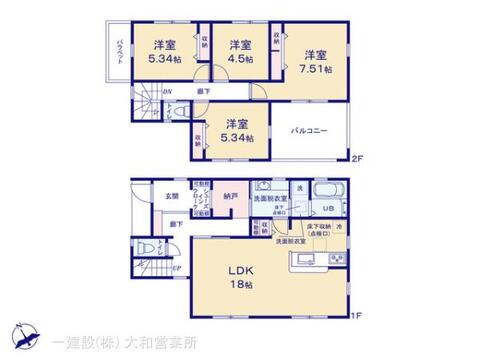 リーブルガーデン海老名市国分寺台５丁目 間取り1