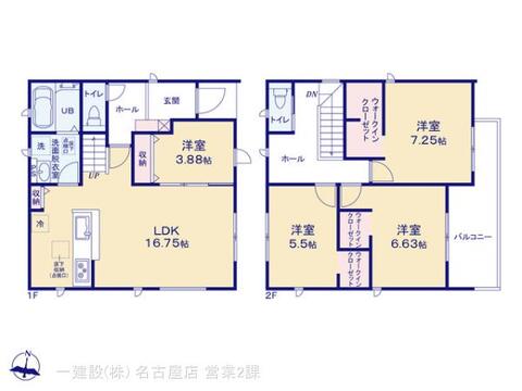 リーブルガーデン半田市向山町三丁目 間取り1