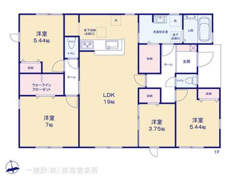 リーブルガーデン刈谷第１５小垣江町 間取り1
