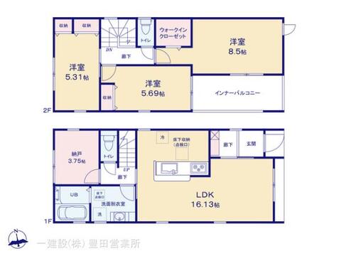 リーブルガーデン豊田市小川町 間取り1