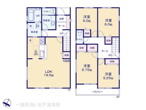 リーブルガーデン市川市東菅野5丁目第2 間取り1