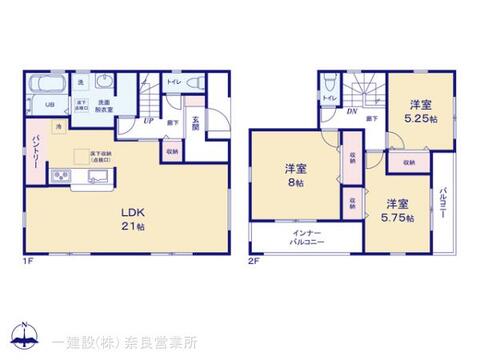 リーブルガーデン香芝下田西３期 間取り1