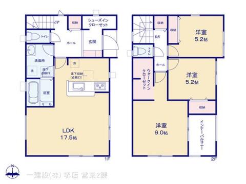 リーブルガーデン藤井寺道明寺５期 間取り1