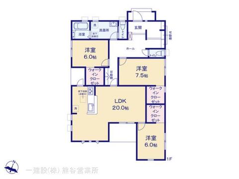 リーブルガーデン深谷田中第3 間取り3