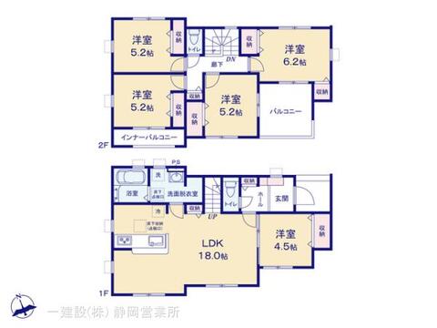 リーブルガーデン牧之原市静波2期 間取り1