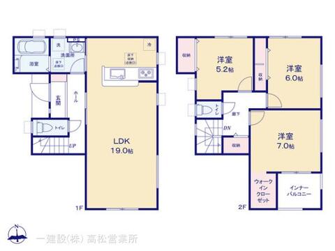 リーブルガーデン高松市朝日町第二 間取り1
