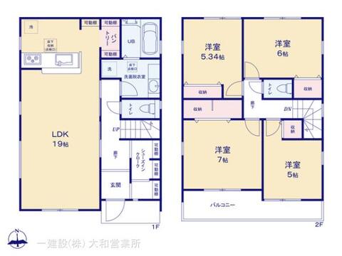 リーブルガーデン伊勢原市高森台３丁目第２ 間取り1