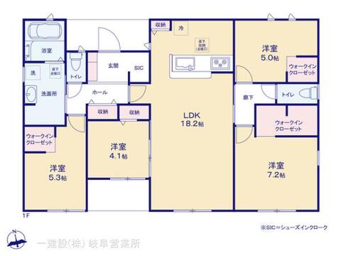 リーブルガーデン本巣市下真桑第２ 間取り1