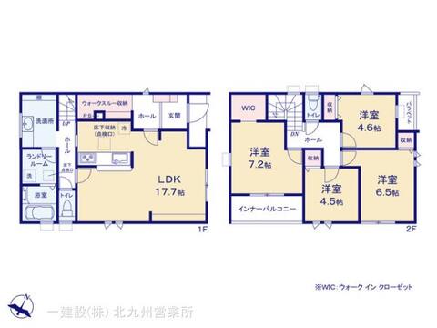 リーブルガーデン小倉北区高坊第三 間取り1