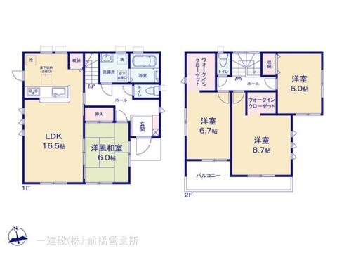 リーブルガーデン前橋市上増田町第３ 間取り1