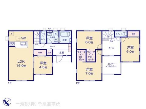 リーブルガーデン八千代台東６丁目第２ 間取り1