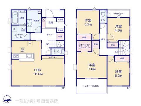 リーブルガーデン鳥栖市今泉町第十 間取り3