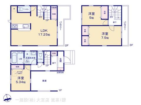 リーブルガーデンさいたま市南区太田窪 間取り3