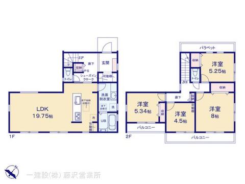 リーブルガーデン磯子区洋光台３丁目第２ 間取り1