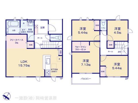 リーブルガーデン碧南第６６照光町 間取り3