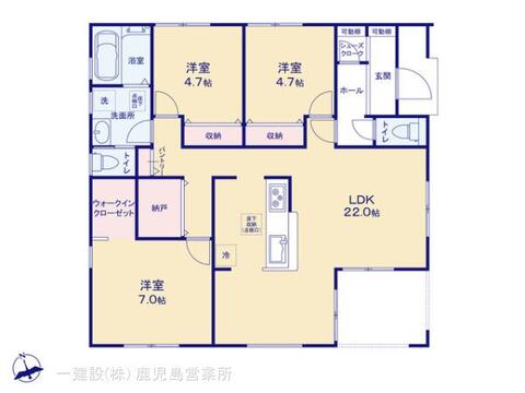 リーブルガーデン霧島市隼人町松永 間取り1