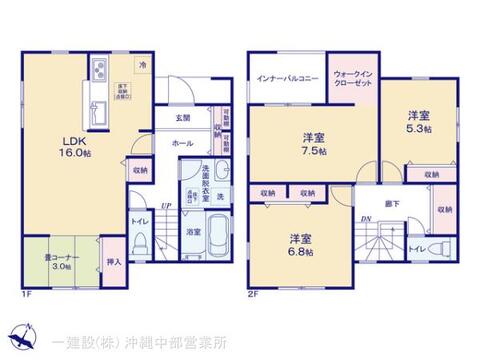 リーブルガーデンうるま市前原 間取り7