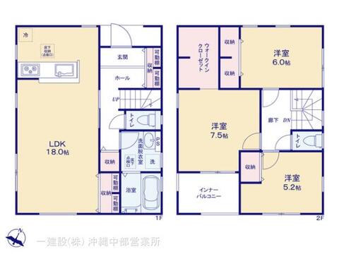リーブルガーデンうるま市前原 間取り11